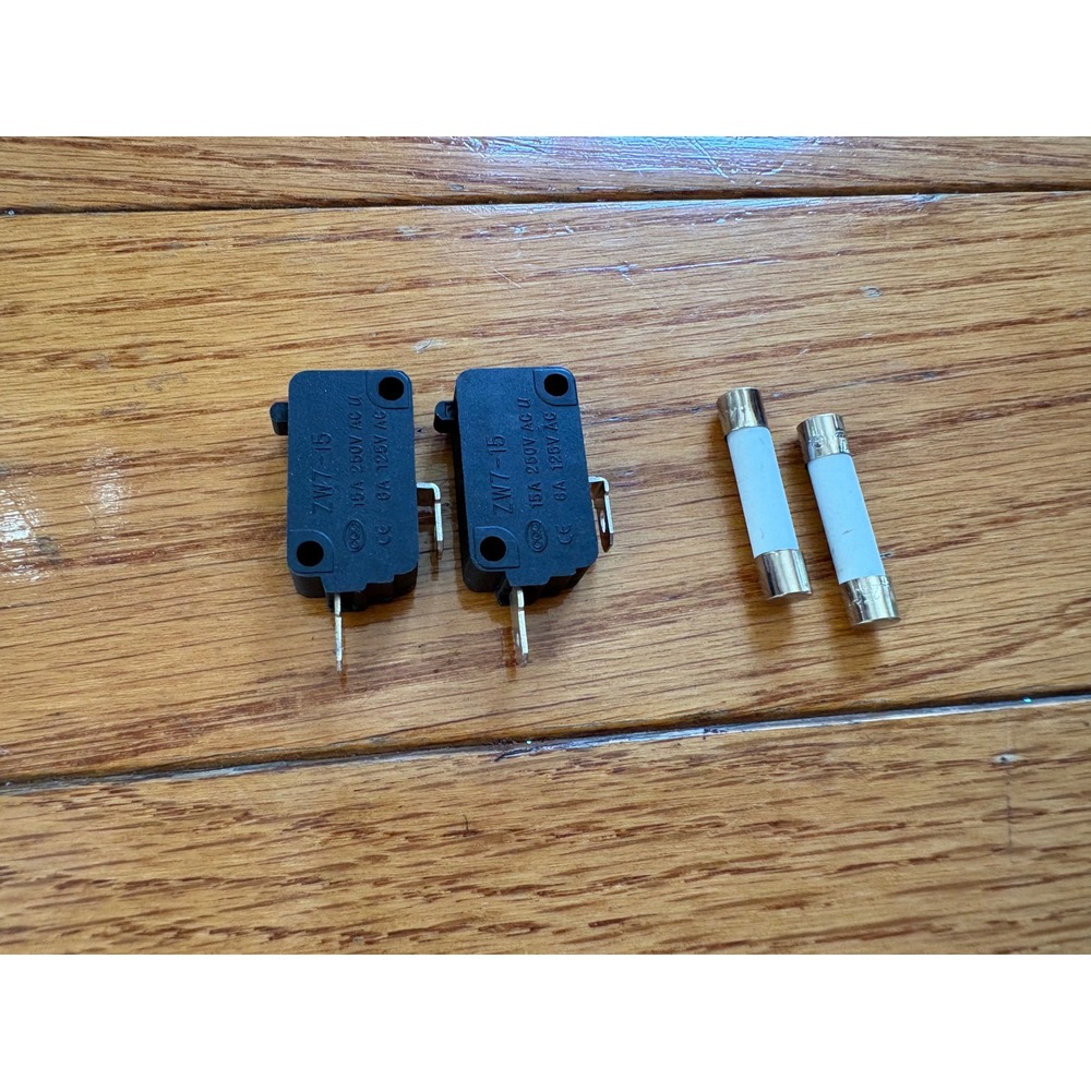 5304509459 & 5304509460 Microwave Door Switch Slow Blow Ceramic Fuses Compatible
